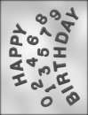 Happy Birthday & Numbers Chocolate Mould